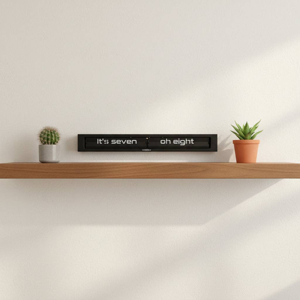 Texttime 2.0 Flip Clock | Black