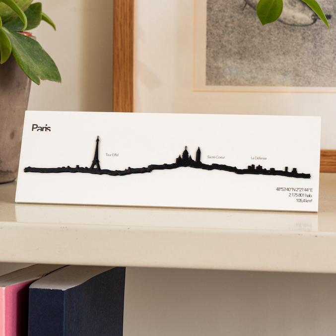 The Line - 7.5" City Skyline Silhouette Mini