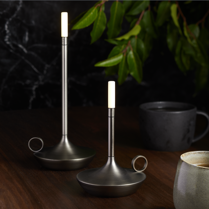 Wick Portable Rechargeable Candle Lamp