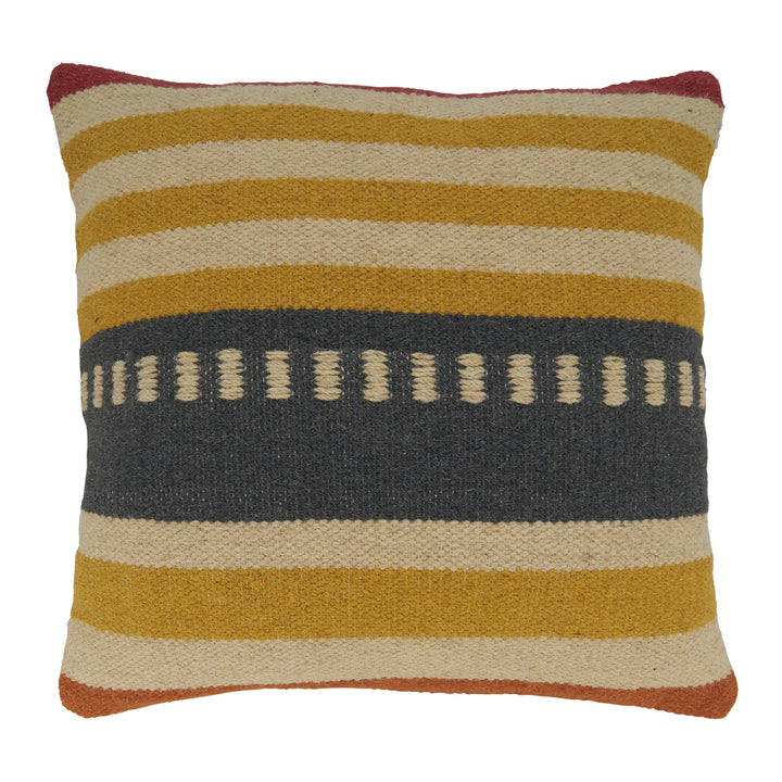 Throw Pillow With Kilim Design