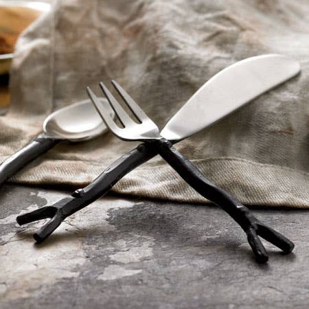 Flora Steel Black Spreader