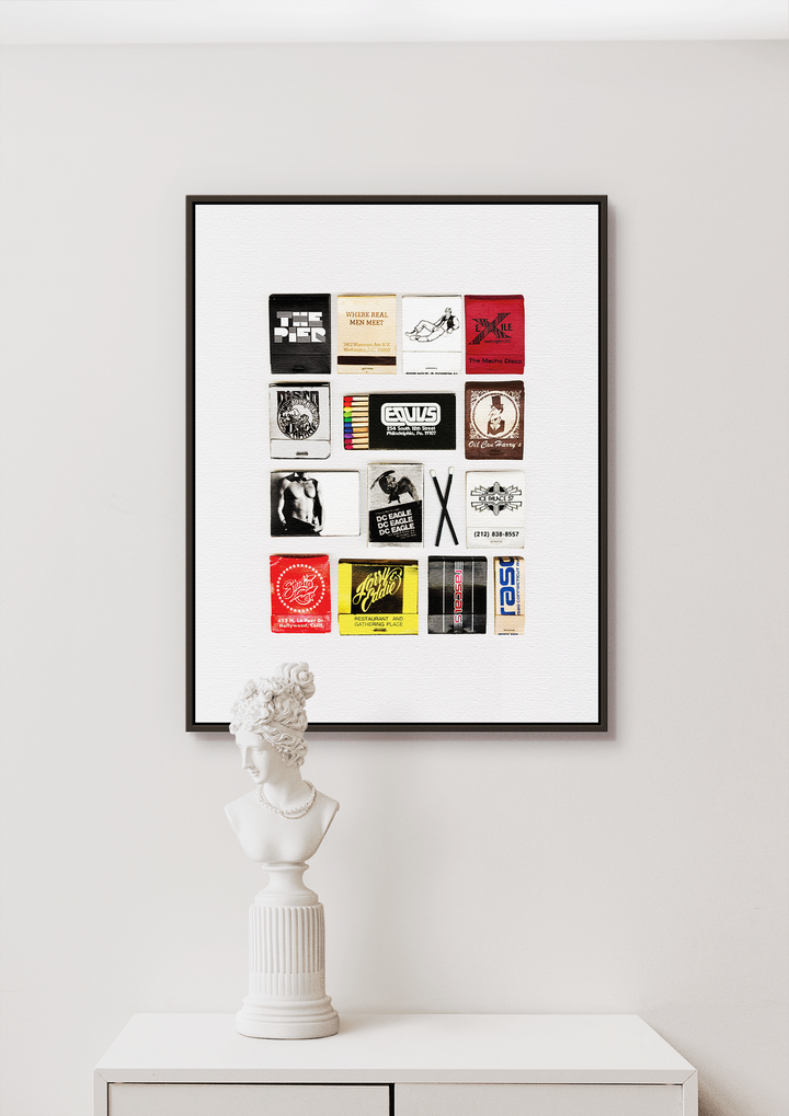 Gay Bars Vintage Matchbook Collage