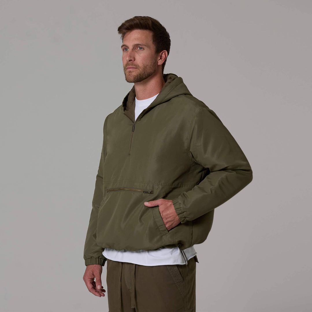 Half Zip Jacket | Olive