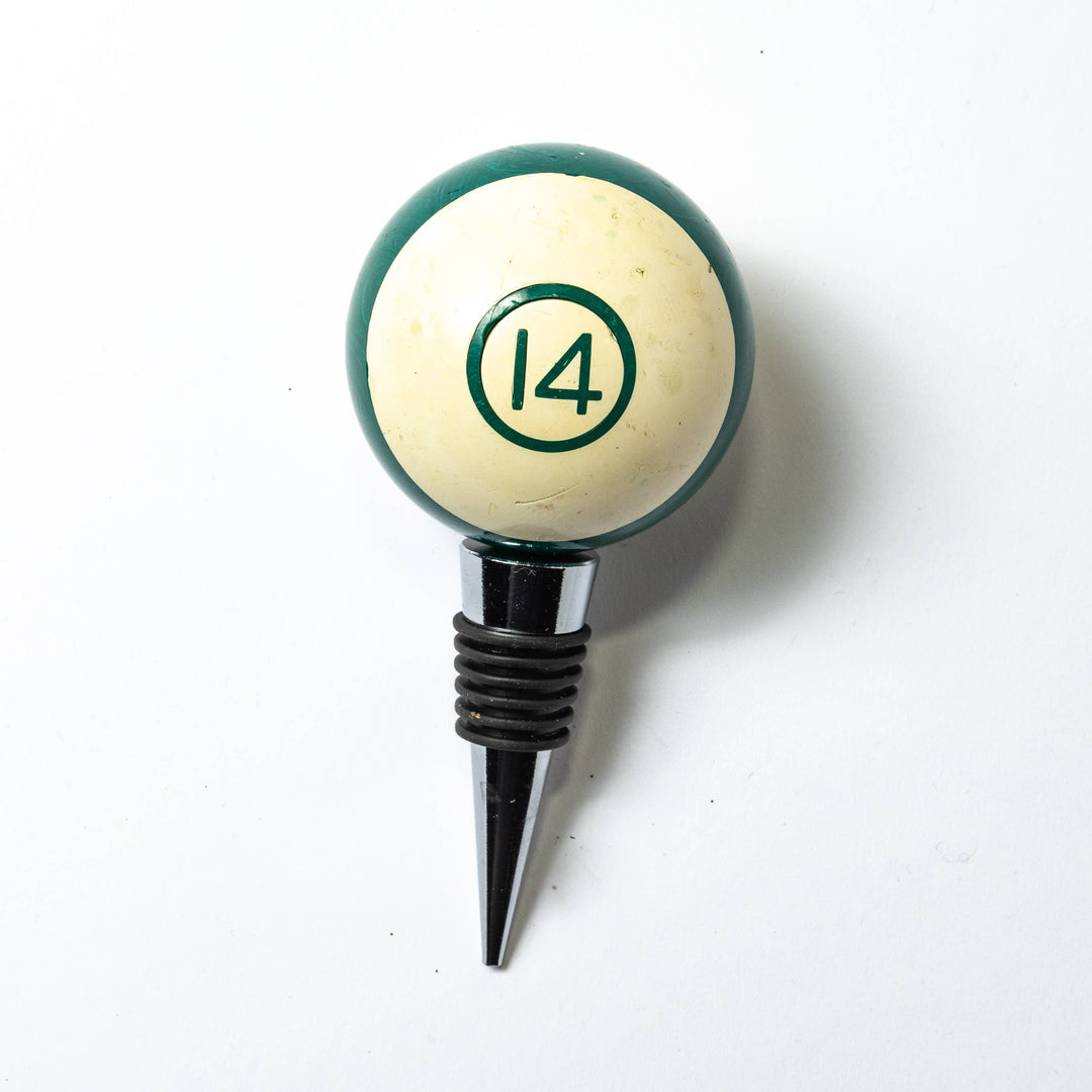 Vintage Billiard Ball Bottle Stopper