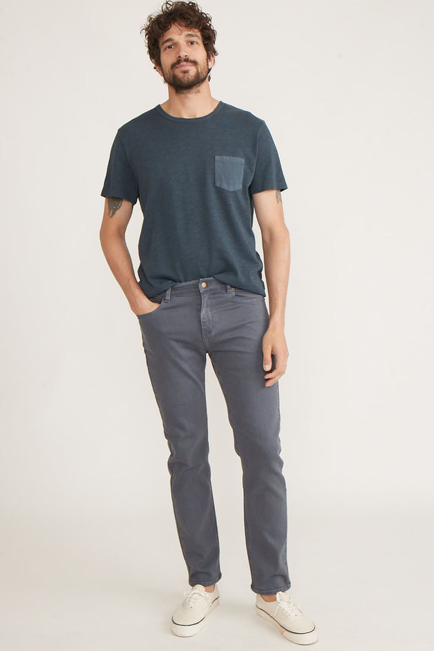 5 Pocket Twill Pant, Slim Fit - Midnight Navy Preview