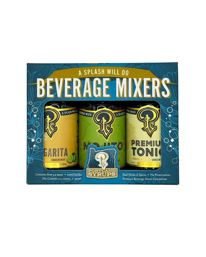 Gift Set - Blue Classic Cocktail Drink Mixers