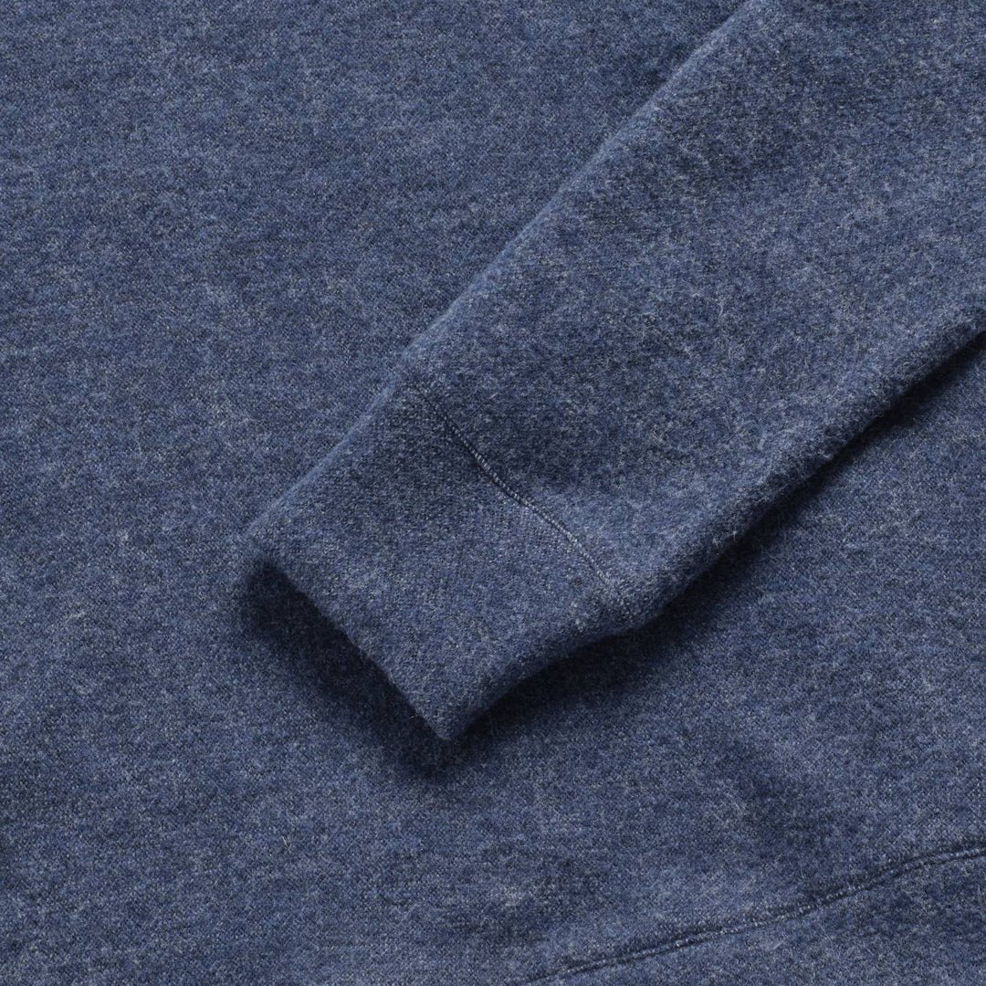 Butch Cashmist Fleece Crewneck | Navy Heather