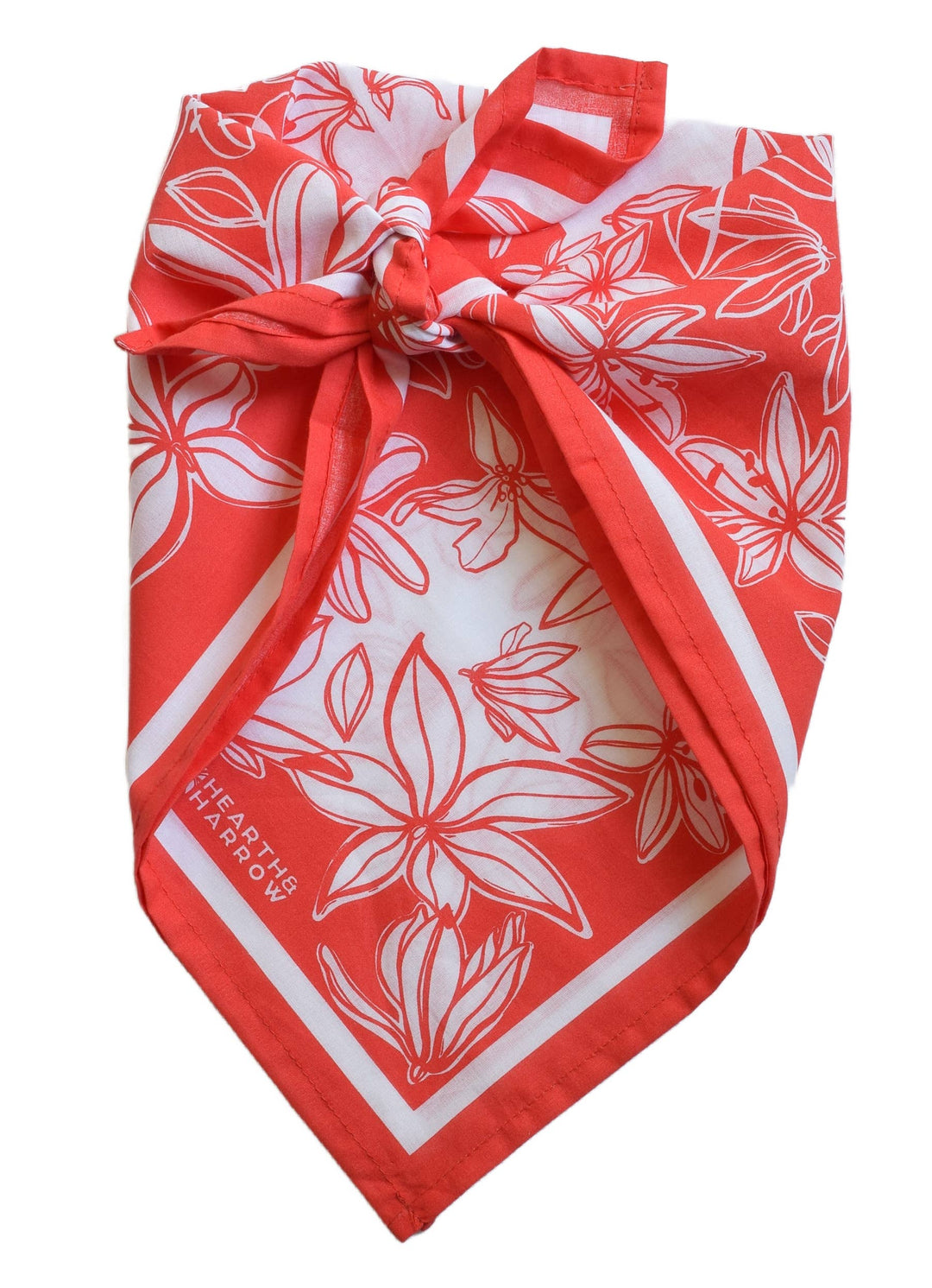 Flower Bloom Bandana | Red