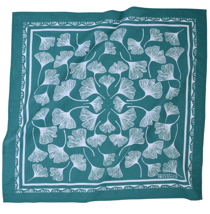 Ginkgo Leaf Bandana | Green