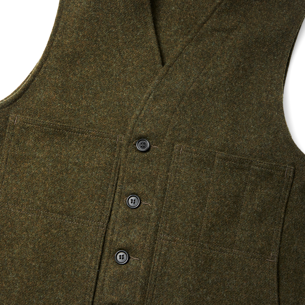 Mackinaw Wool Vest | Forest Green