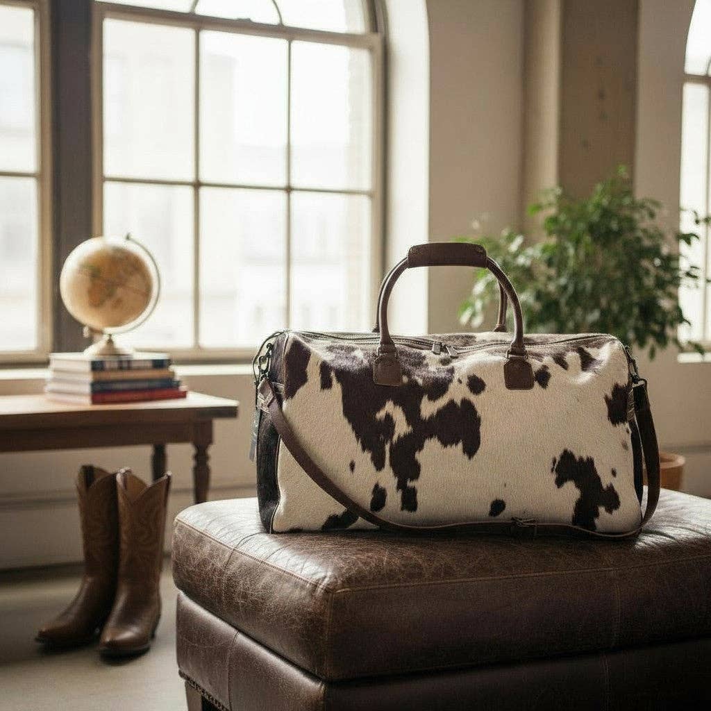 Highlands Genuine Cowhide Duffel Bag