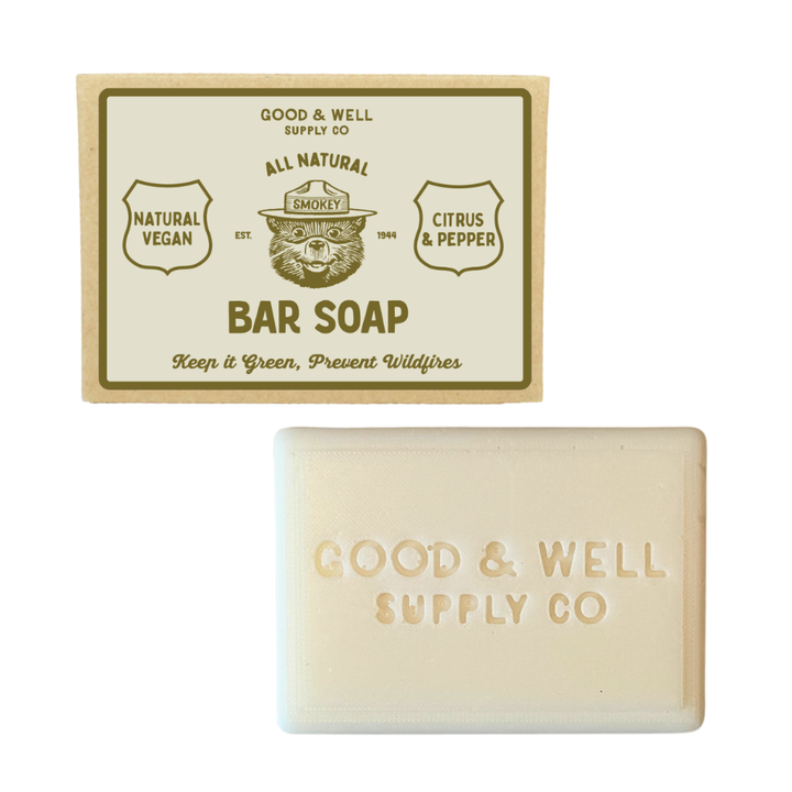 Smokey Bear Bar Soap - Citrus & Pepper