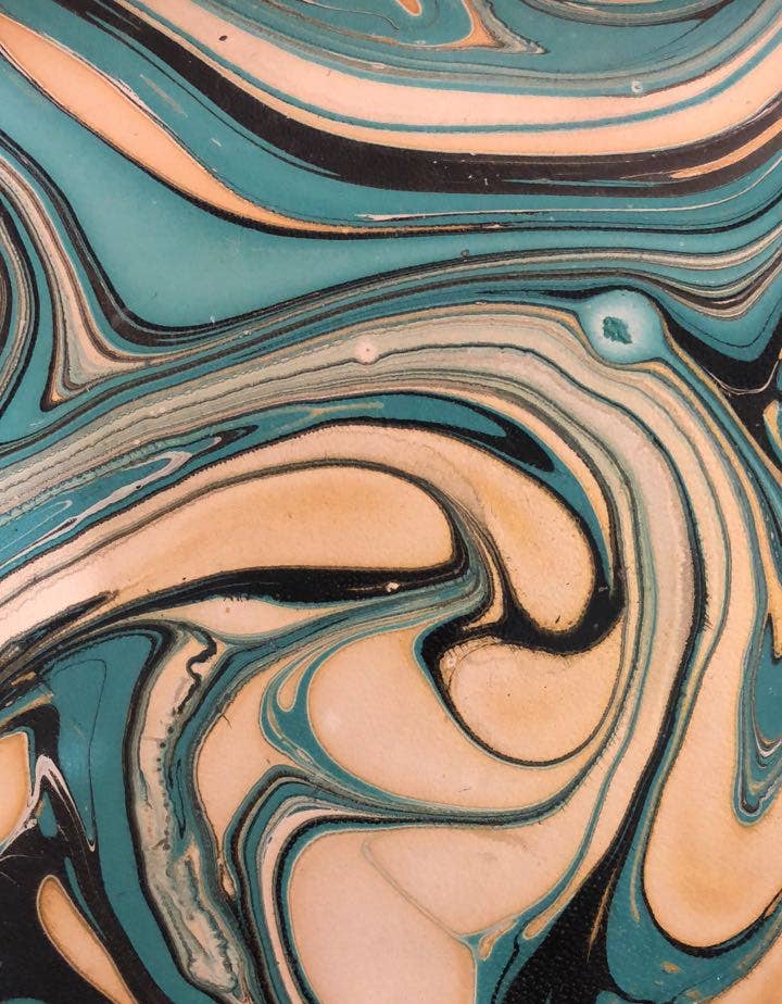 Marbled Leather Tray