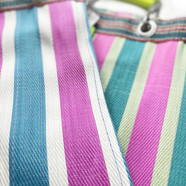 Recycled Plastic Stripe Bag - Rectangle