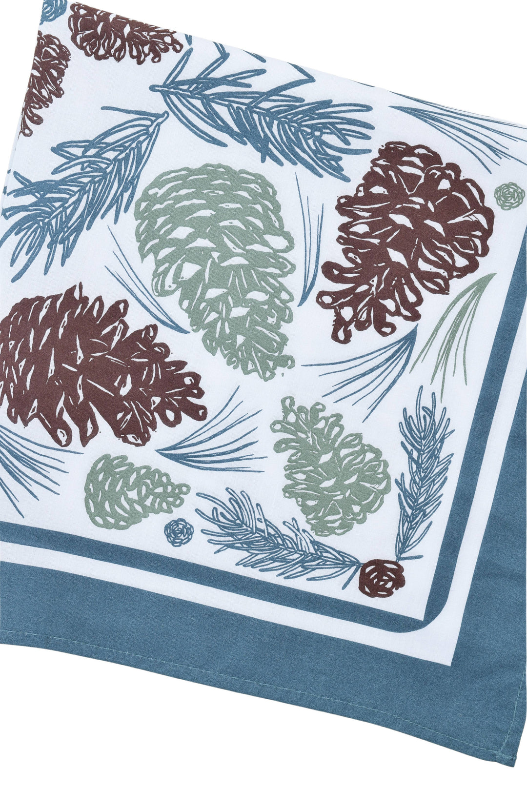 Pine Cone Bandana | Soft Green