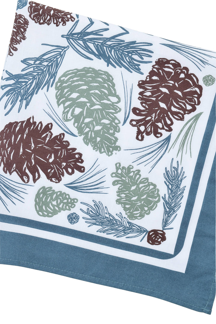 Pine Cone Bandana | Soft Green