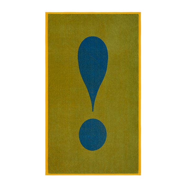 EXCLAMATION TOWEL GREEN