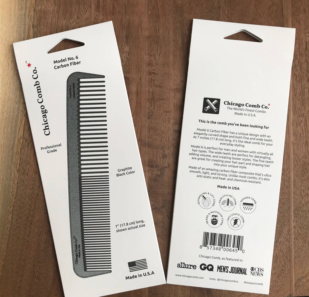 Model No. 6 Carbon Fiber Comb