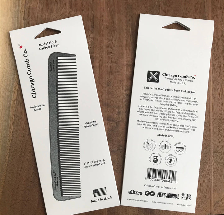 Model No. 6 Carbon Fiber Comb