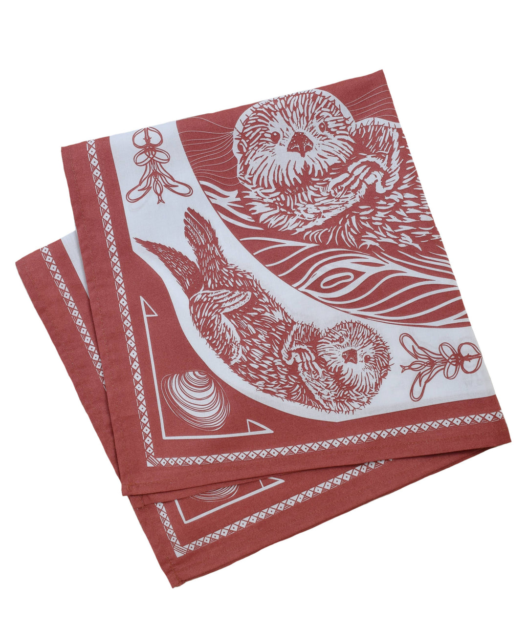 Otter Bandana | Brick Red