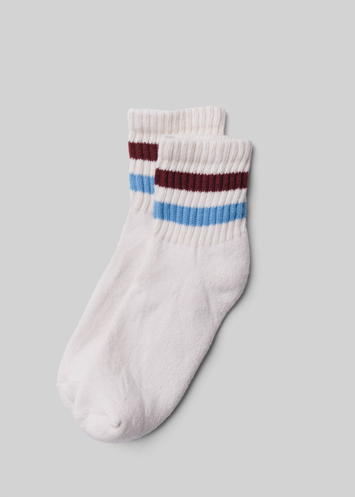 The Retro Stripe Quarter Crew