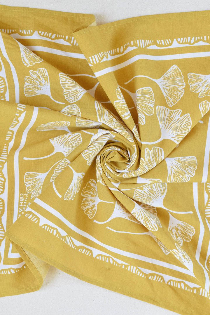 Ginkgo Leaf Bandana | Yellow