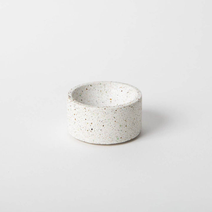 Round Incense Holder | White Terrazzo