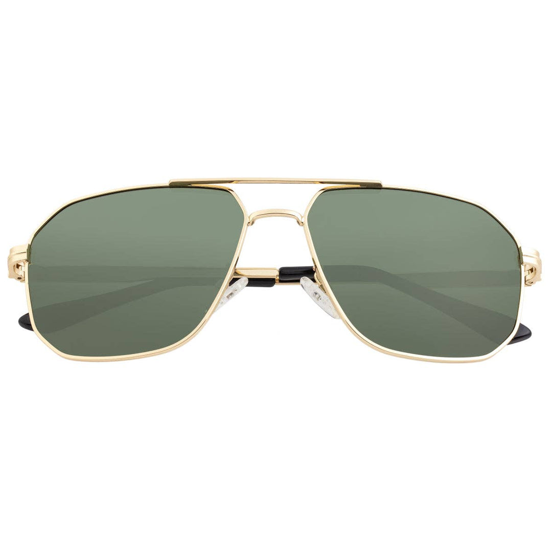 Breed Norma Stainless Steel Polarized Aviator Sunglasses