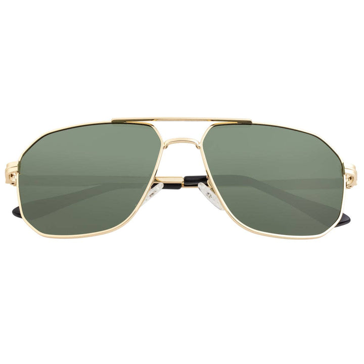 Breed Norma Stainless Steel Polarized Aviator Sunglasses