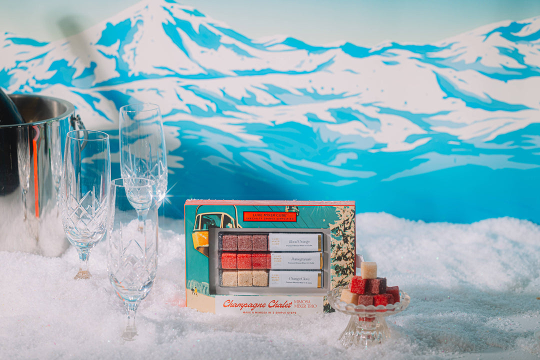 Champagne Mixer Cube Trio | Holiday/New Years Toast