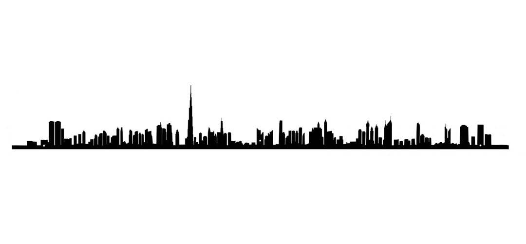 The Line - 19.5" City Skyline Silhouette