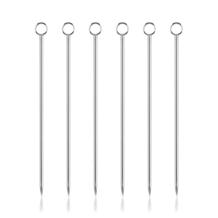 Harrison Reusable Stainless Steel Cocktail Picks - Set of 6