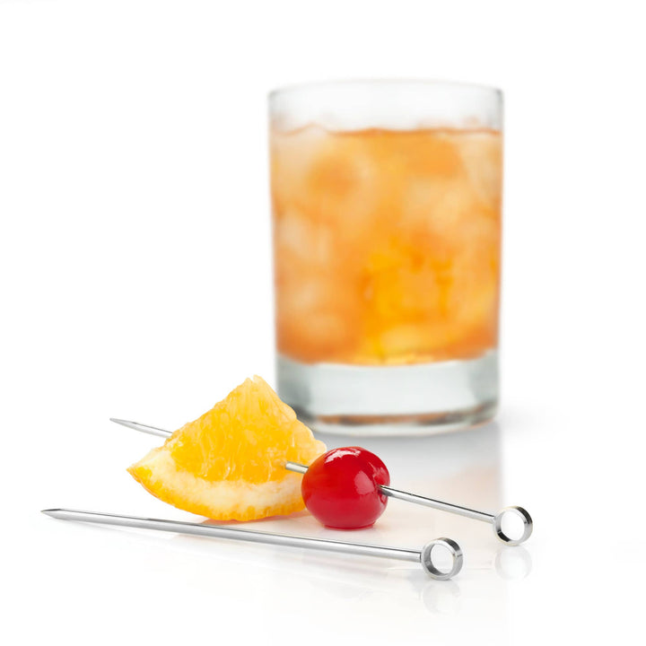 Harrison Reusable Stainless Steel Cocktail Picks - Set of 6