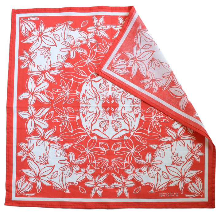 Flower Bloom Bandana | Red