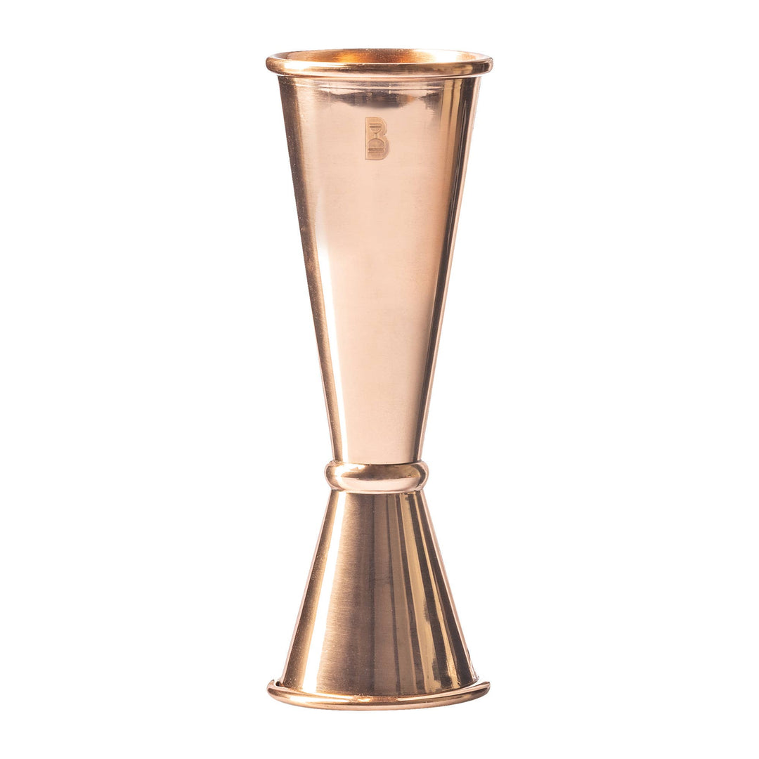 Real Copper and Brass Japanese Cocktail Jiggers