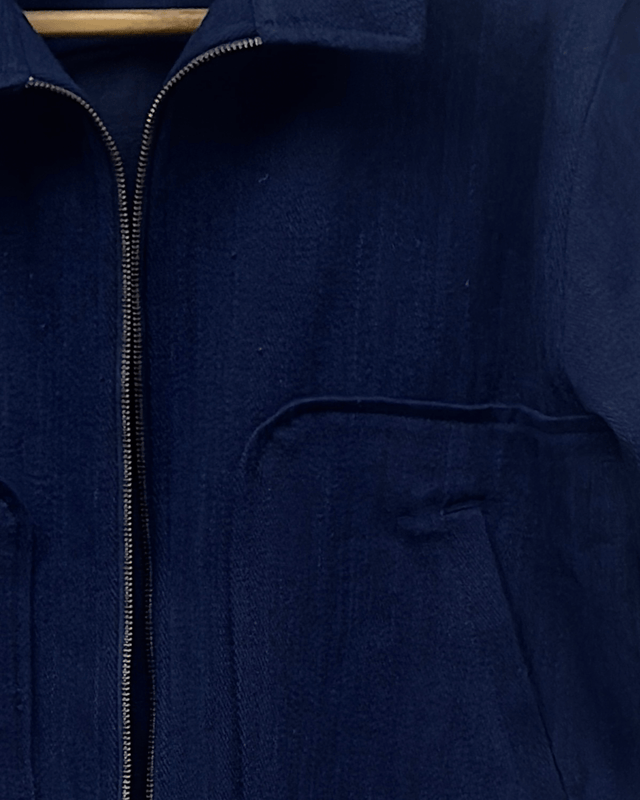 Sanju Retro Jacket | Denim Indigo