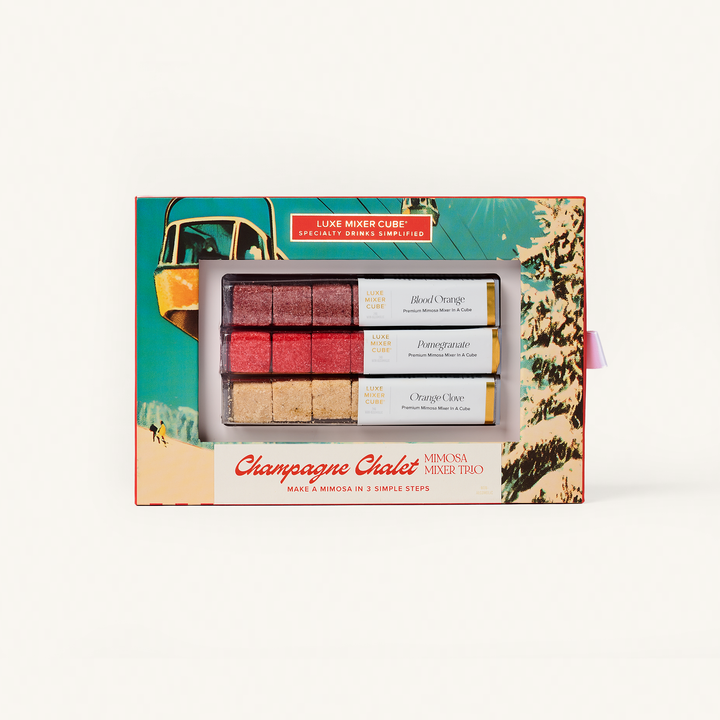 Champagne Mixer Cube Trio | Holiday/New Years Toast