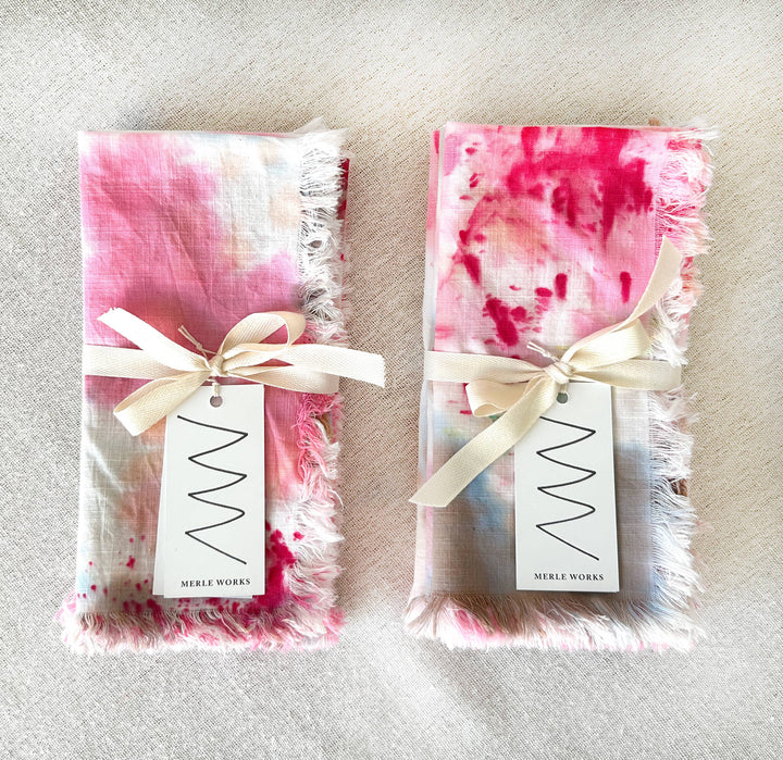 Cherry Blossoms Hand-dyed Napkins