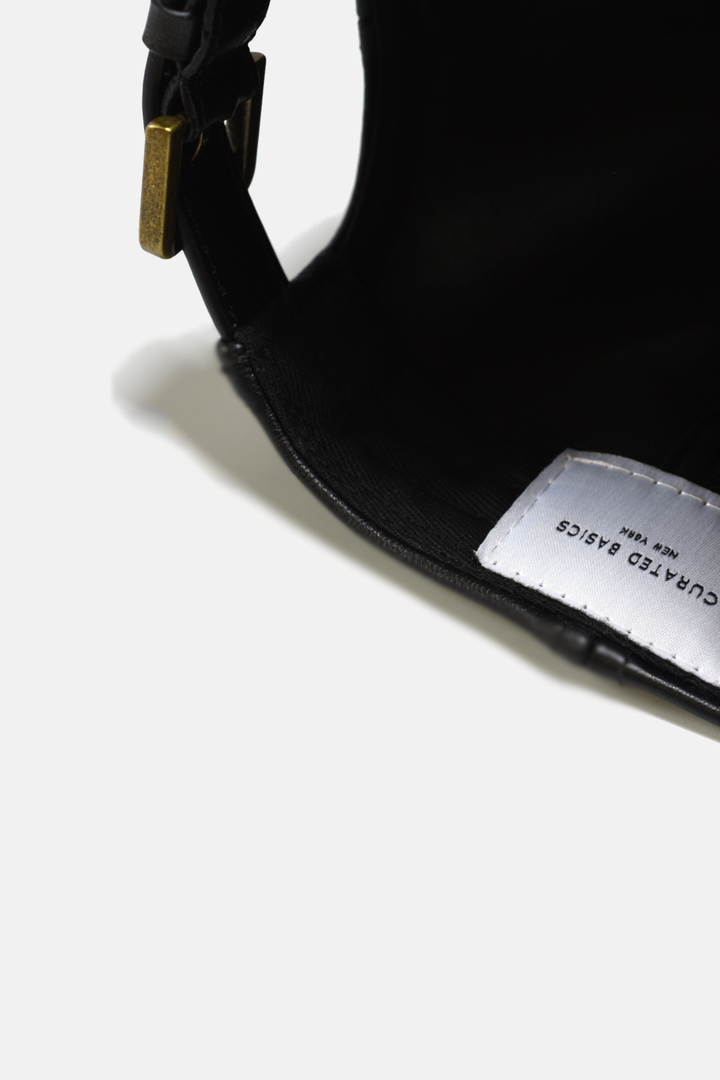 Lambskin Leather Baseball Hat