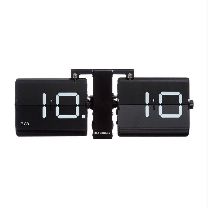 Flipping Out 2.0 Clock | Black