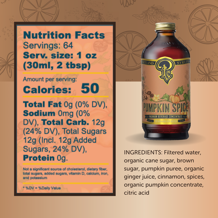 Pumpkin Spice Syrup 12oz