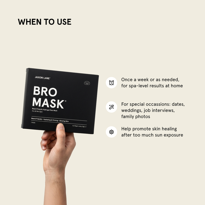 Bro Mask Half Mask Beard Friendly Sheet Mask
