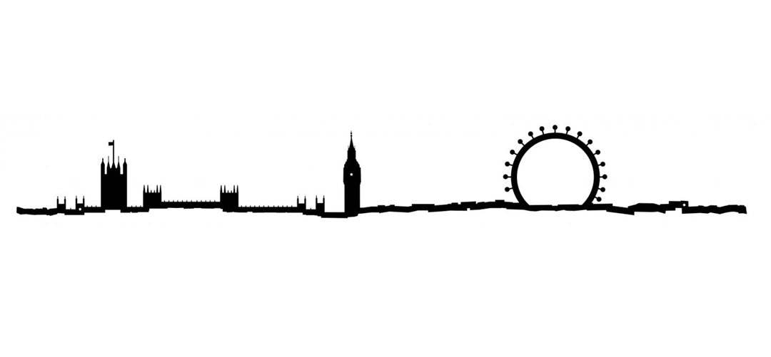 The Line - 19.5" City Skyline Silhouette