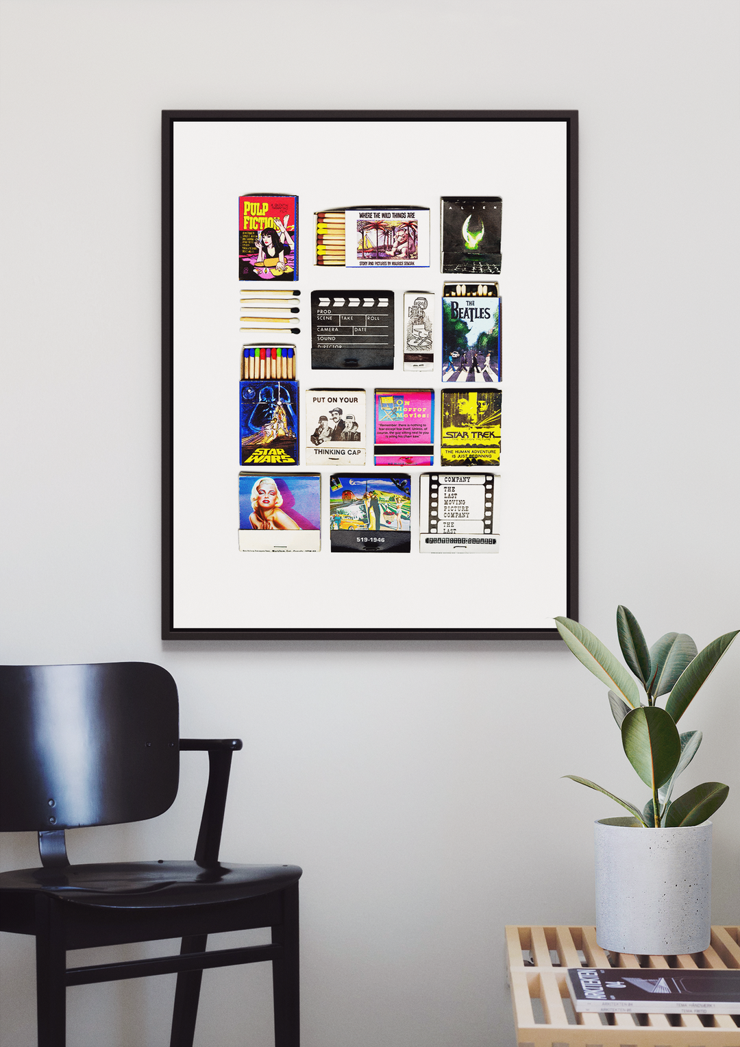 Entertainment Vintage Matchbook Collage