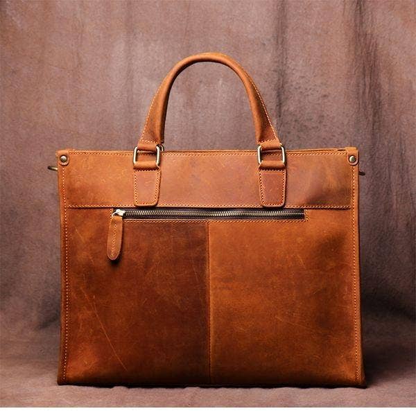 The Dagmar Leather Briefcase | Messenger Bag