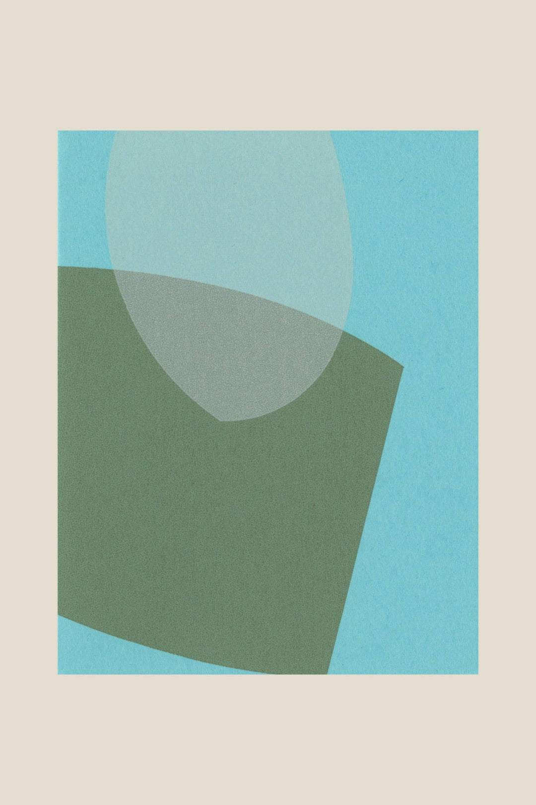 Abstraction Blue Card