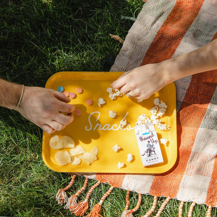 Snacks Tray | Mustard Yellow