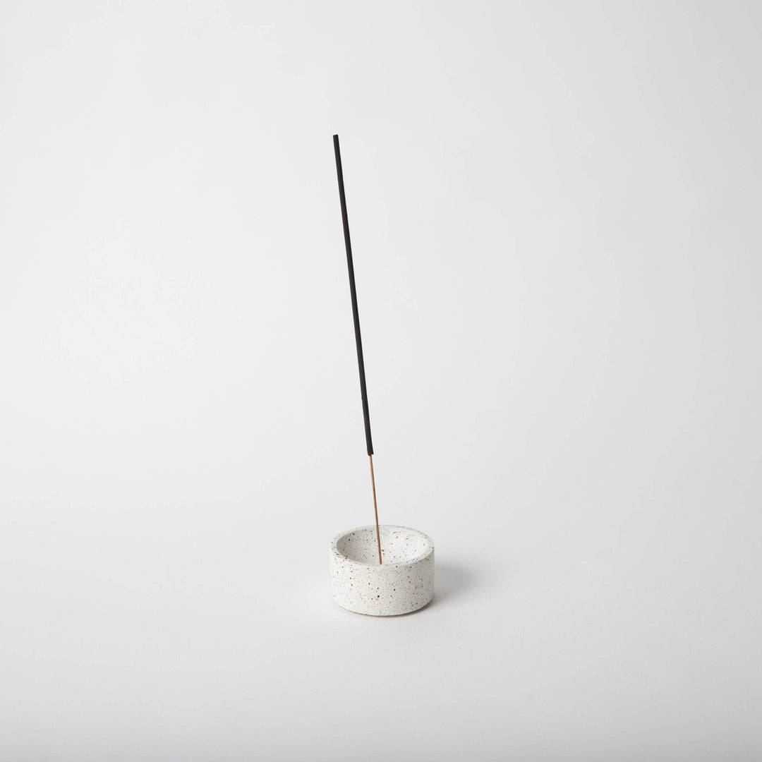 Round Incense Holder | Natural Terrazzo