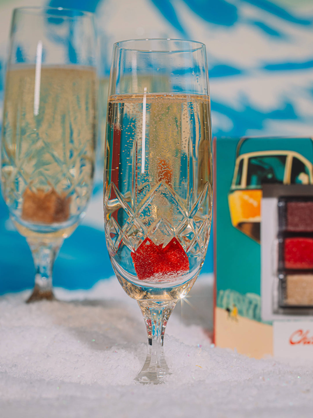 Champagne Mixer Cube Trio | Holiday/New Years Toast