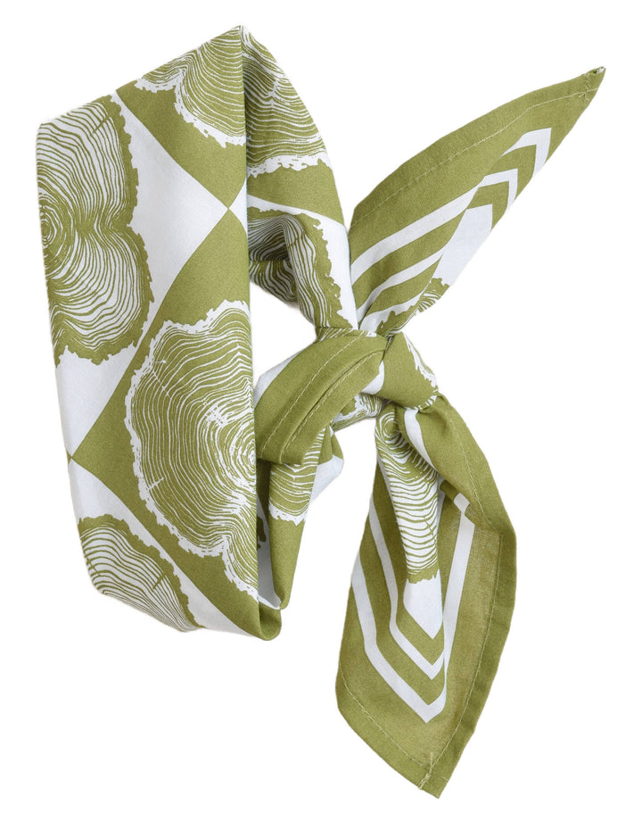 Tree Ring Bandana | Olive Green